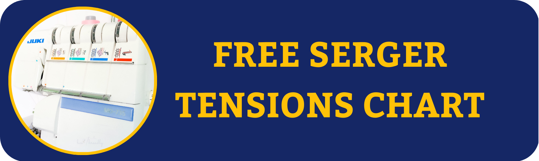 Free serger tensions chart
